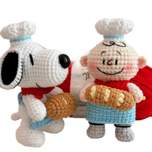 Snoopy Richard Brownie Baker Crochet Kit